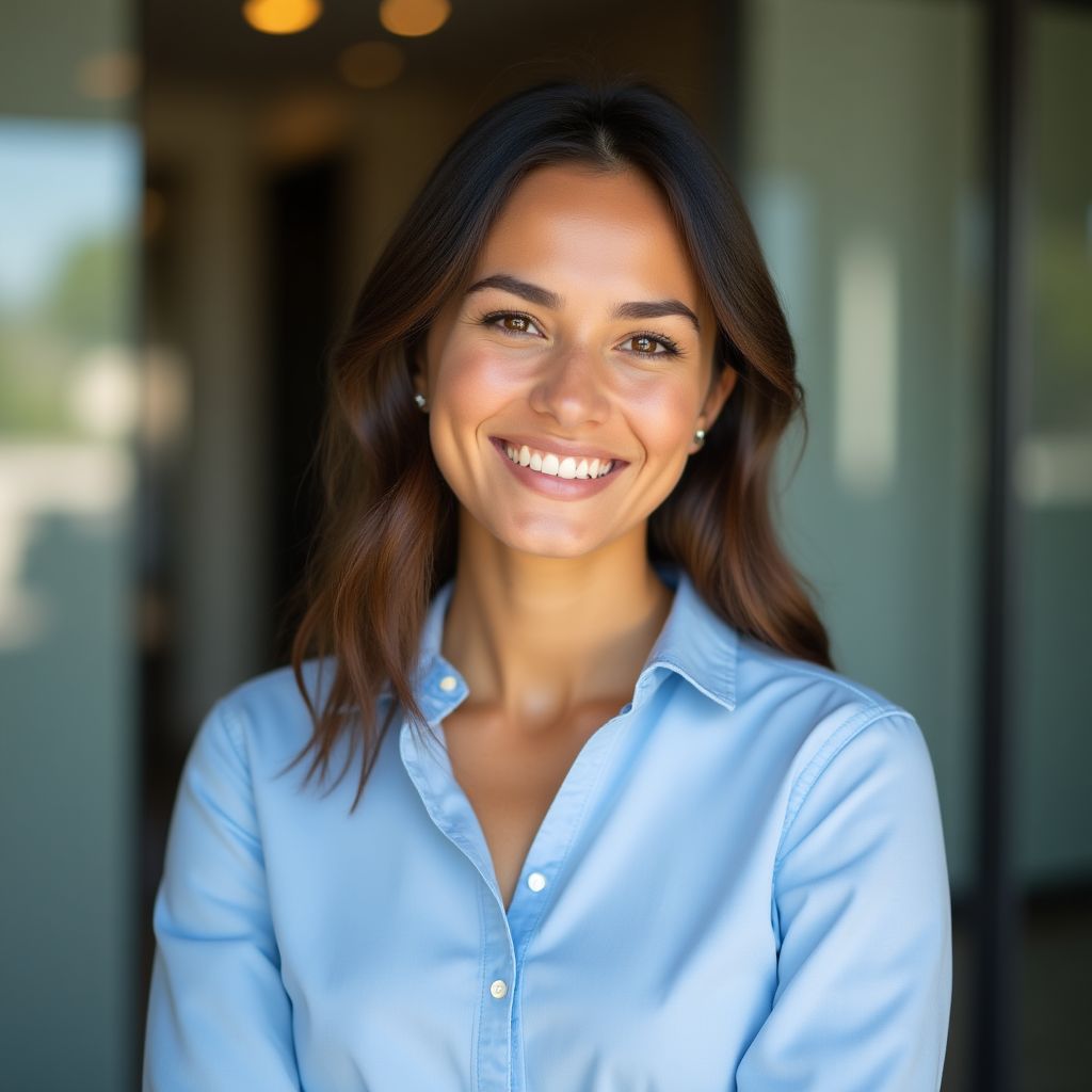 Estudiante satisfecho