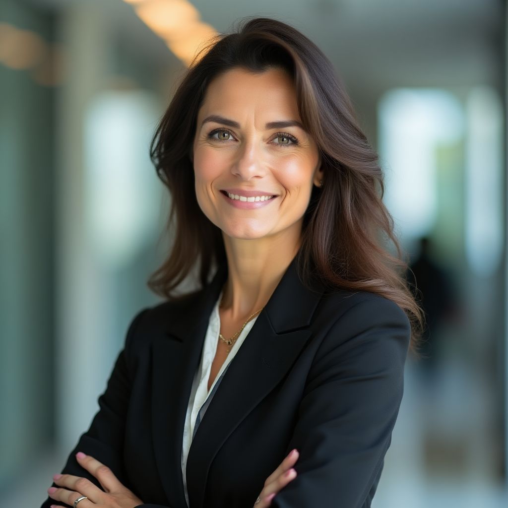 Estudiante satisfecha